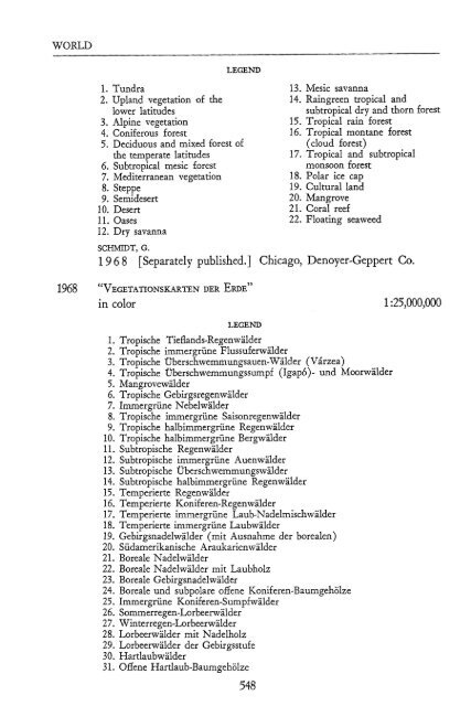 international bibliography of vegetation maps - KU ScholarWorks ...