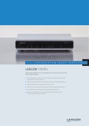 Datenblatt - LANCOM Systems