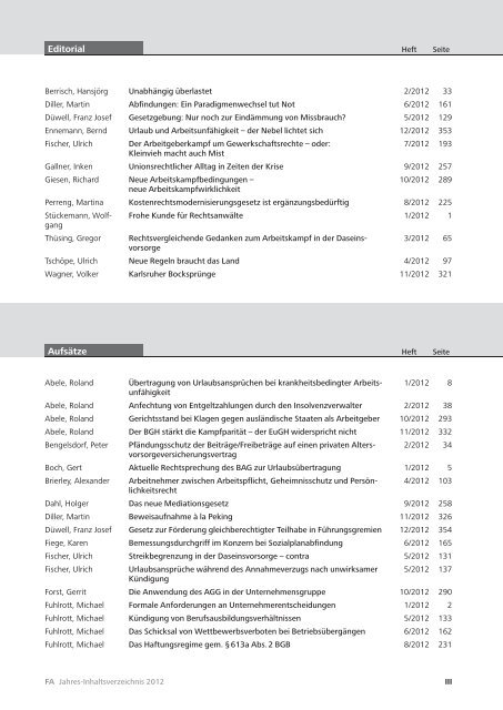 fafachanwalt arbeitsrecht - Wolters Kluwer Deutschland GmbH