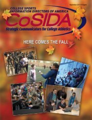 September 2013 E-Digest - CoSIDA