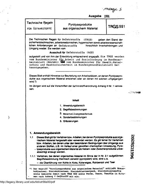 TRGS 551