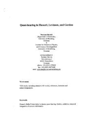 Quasi-hearing in Husserl, Levinson, and Gordon - Thomas Cooper ...