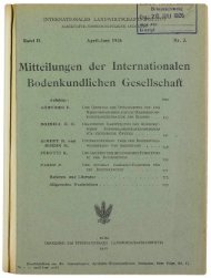 Mitteilungen der Internationalen Bodenkundlichen Gesellschaft