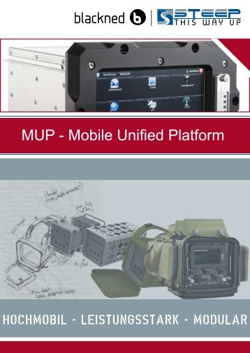 MUP – Mobile Unified Platform Broschüre - steep GmbH