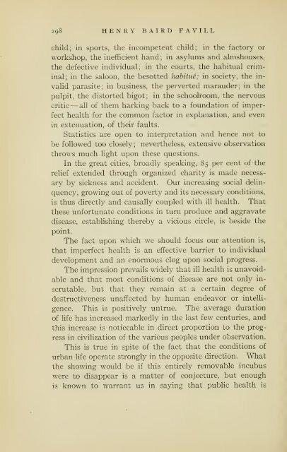 Henry Baird Favill, AB, MD, LL.D., 1860-1916, a ... - University Library