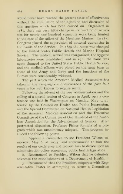 Henry Baird Favill, AB, MD, LL.D., 1860-1916, a ... - University Library