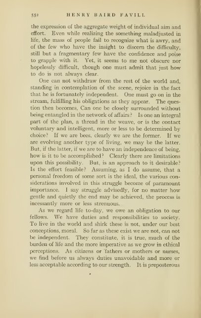 Henry Baird Favill, AB, MD, LL.D., 1860-1916, a ... - University Library