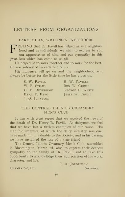 Henry Baird Favill, AB, MD, LL.D., 1860-1916, a ... - University Library