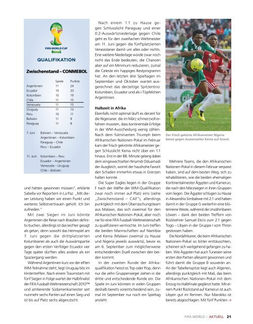 Downloaden Sie das Magazin im PDF-Format - FIFA.com