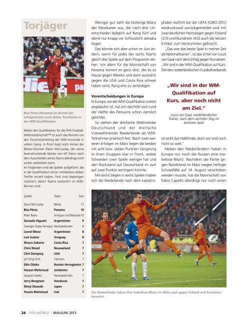 Downloaden Sie das Magazin im PDF-Format - FIFA.com