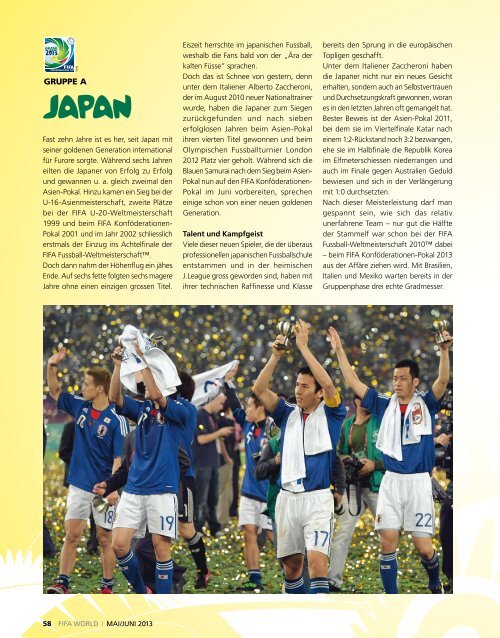 Downloaden Sie das Magazin im PDF-Format - FIFA.com