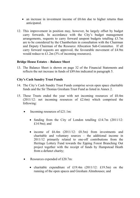 Audited 2012/13 Bridge House Estates and Sundry Trusts Financial ...