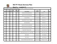 NE-TF1 ROUTE PLAN - MASTER