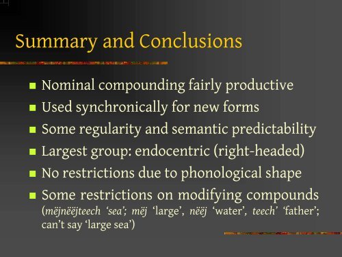 Nominal Compounding as a Productive Word-formation Process in ...