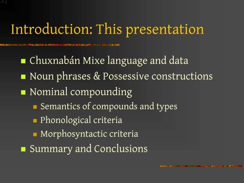 Nominal Compounding as a Productive Word-formation Process in ...