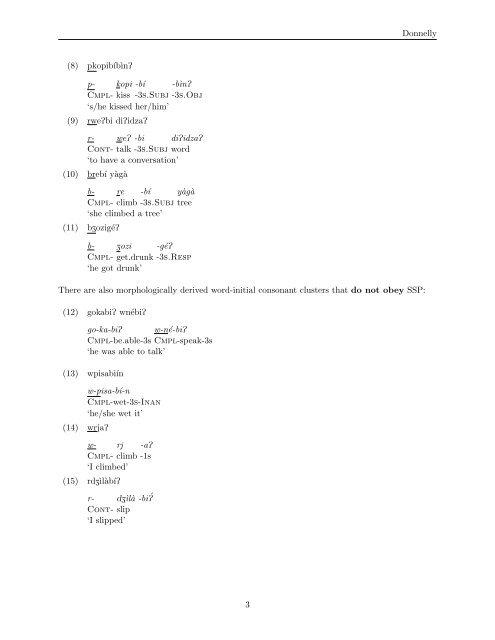 Reconsidering the Split Margin Approach: Sonority sequencing ...