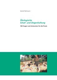 Ökologische Schaf- und Ziegenhaltung