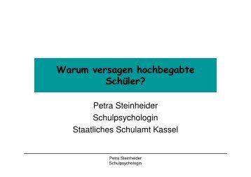 Warum versagen hochbegabte Schüler? - Schule - Hessen