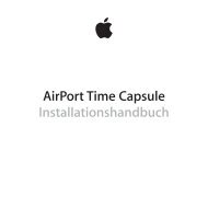 AirPort Time Capsule Installationshandbuch - Support - Apple