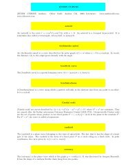 ENTRY CURVES - Harvard University