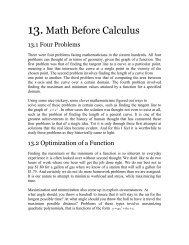 13.Math Before Calculus