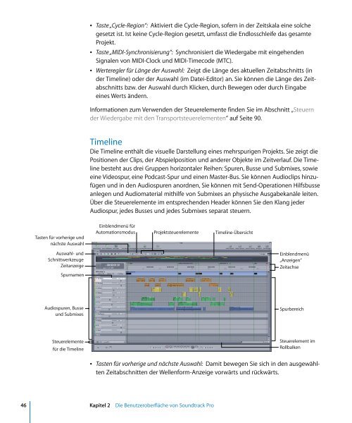 Soundtrack Pro 2 Benutzerhandbuch - Support - Apple