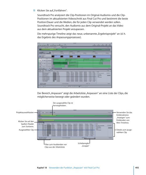 Soundtrack Pro 2 Benutzerhandbuch - Support - Apple