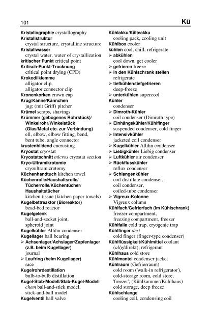 Wörterbuch Labor Laboratory Dictionary - HTL Wien 10