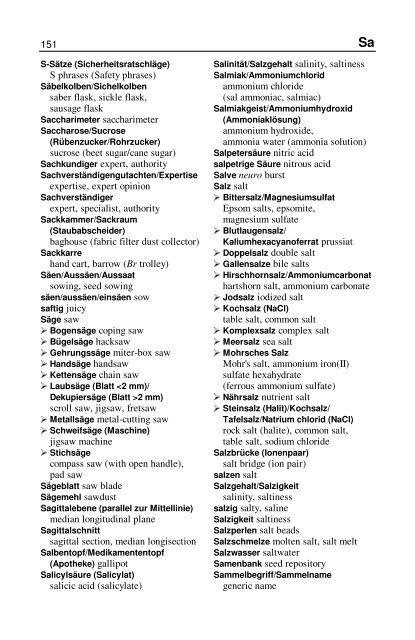 Wörterbuch Labor Laboratory Dictionary - HTL Wien 10