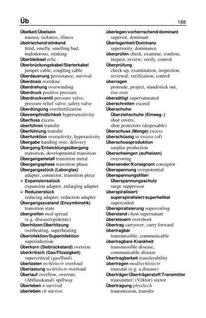 Wörterbuch Labor Laboratory Dictionary - HTL Wien 10