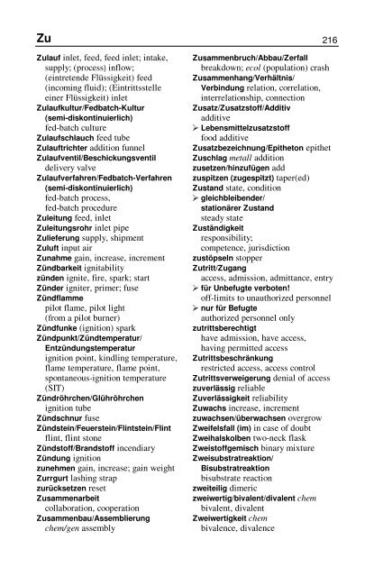 Wörterbuch Labor Laboratory Dictionary - HTL Wien 10