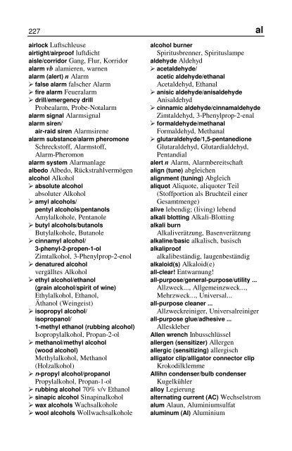 Wörterbuch Labor Laboratory Dictionary - HTL Wien 10