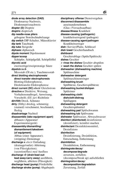 Wörterbuch Labor Laboratory Dictionary - HTL Wien 10