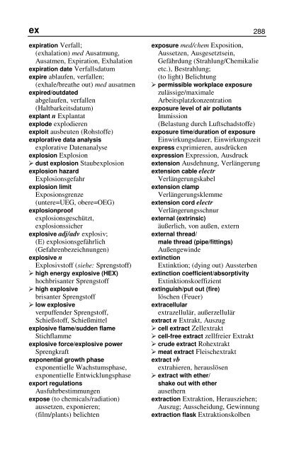 Wörterbuch Labor Laboratory Dictionary - HTL Wien 10