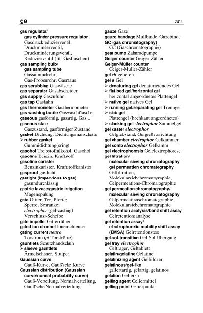 Wörterbuch Labor Laboratory Dictionary - HTL Wien 10