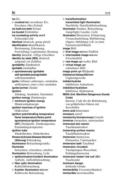 Wörterbuch Labor Laboratory Dictionary - HTL Wien 10