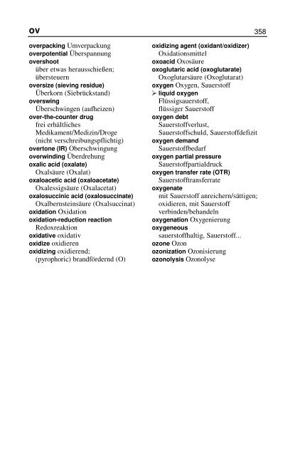 Wörterbuch Labor Laboratory Dictionary - HTL Wien 10