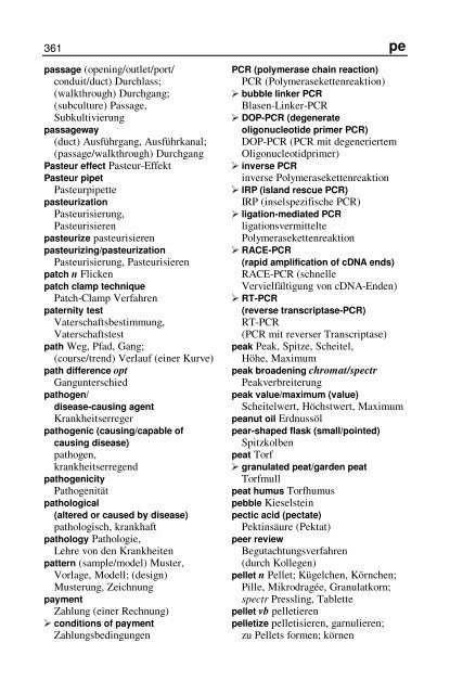 Wörterbuch Labor Laboratory Dictionary - HTL Wien 10