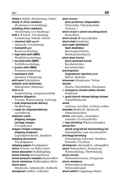 Wörterbuch Labor Laboratory Dictionary - HTL Wien 10