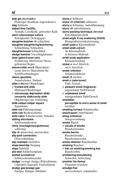 Wörterbuch Labor Laboratory Dictionary - HTL Wien 10