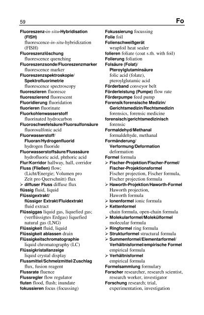 Wörterbuch Labor Laboratory Dictionary - HTL Wien 10