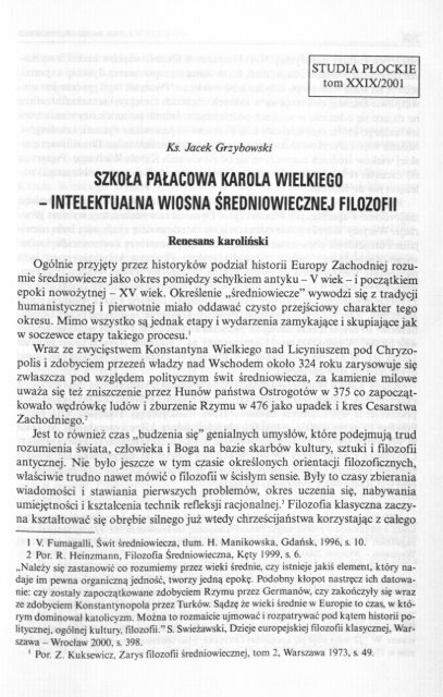 SZKOŁA PAŁACOWA KAROLA WIELKIEGO - INTELEKTUALNA ...