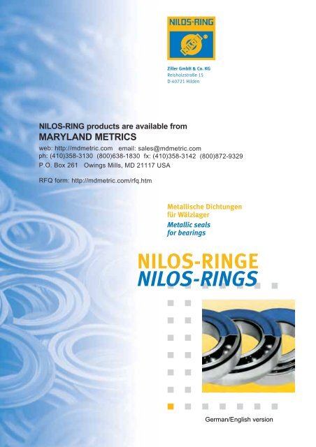 NILOS-RINGE NILOS-RINGS - Maryland Metrics