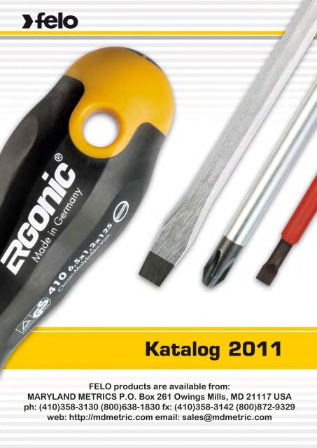 Felo ERGONIC Pozidriv Schraubendreher PZ 2 411 203 40