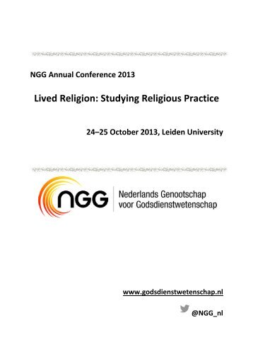 Lived Religion: Studying Religious Practice