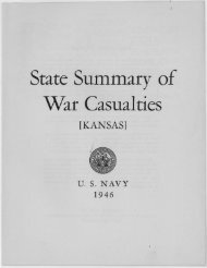 State Summary of War Casualties