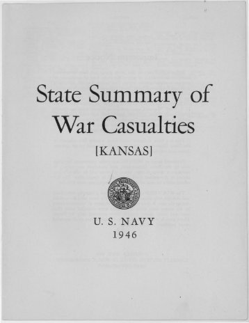 State Summary of War Casualties