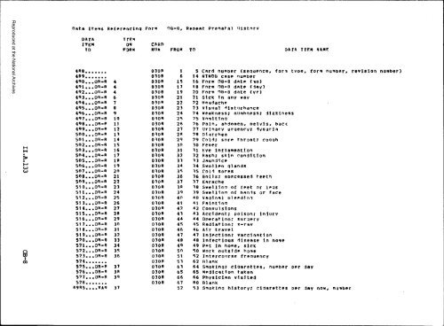 Prenatal Record - National Archives and Records Administration