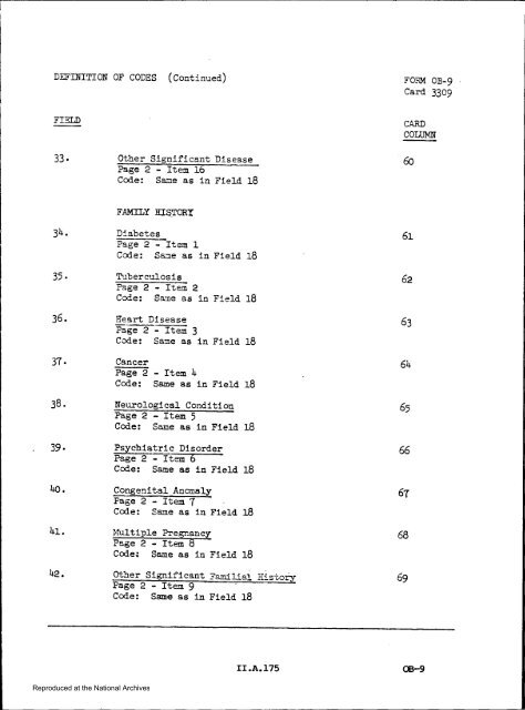 Prenatal Record - National Archives and Records Administration