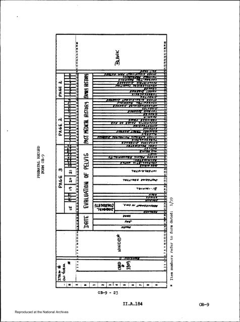 Prenatal Record - National Archives and Records Administration